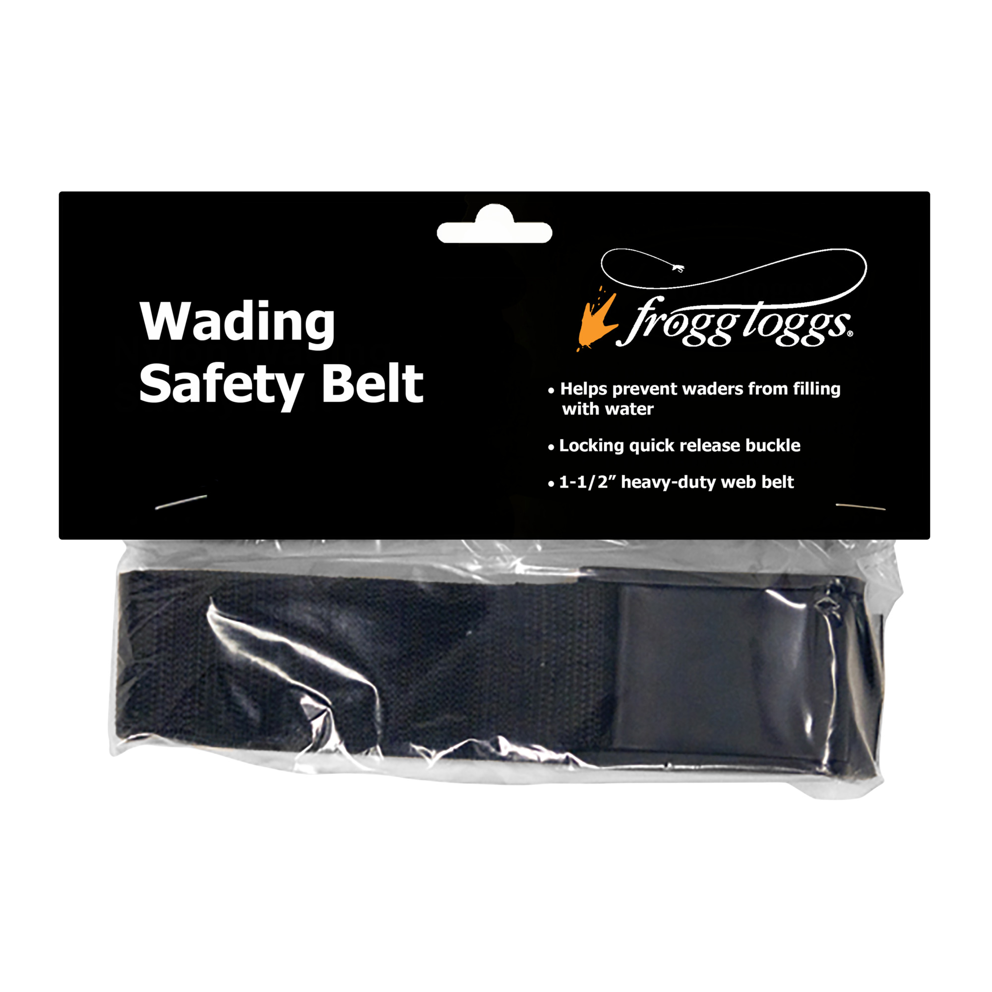 frogg toggs, Frogg Toggs Wading Belt, Black, Adjustable, Model# 28121